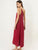 Signature Grecian Irodeio Dress Cherry