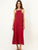 Signature Grecian Irodeio Dress Cherry