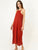 Signature Grecian Irodeio Dress Rust