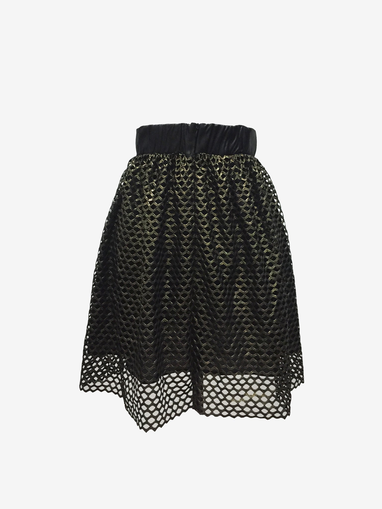 Gold Black Mermaid Party Skirt