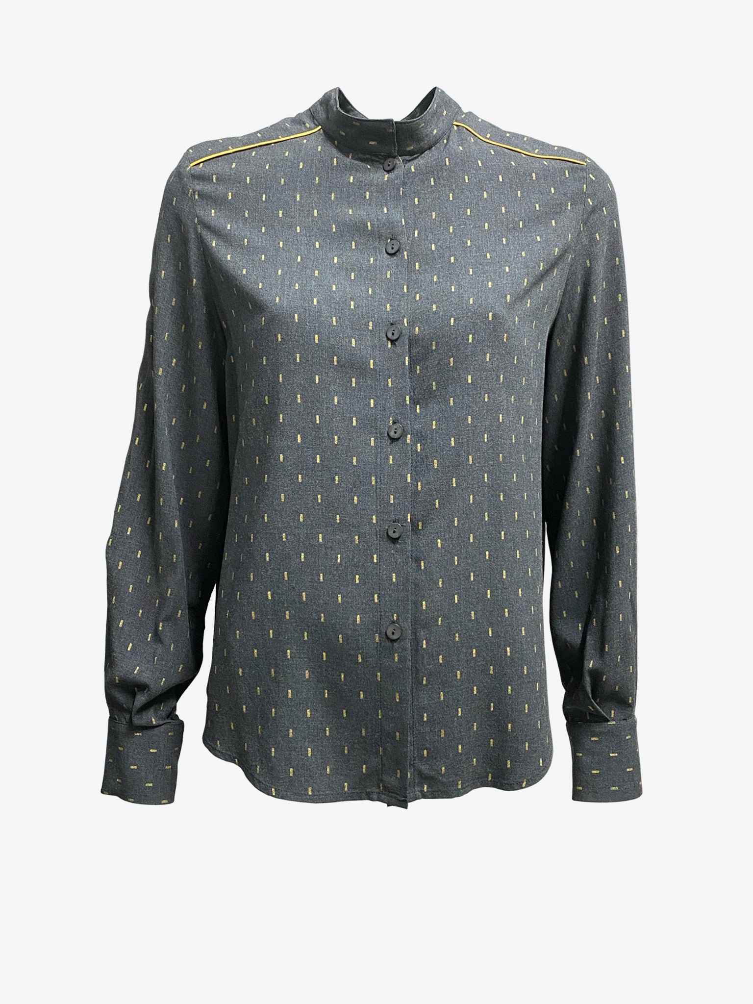 Office To Dinner Grey Signature Shirt