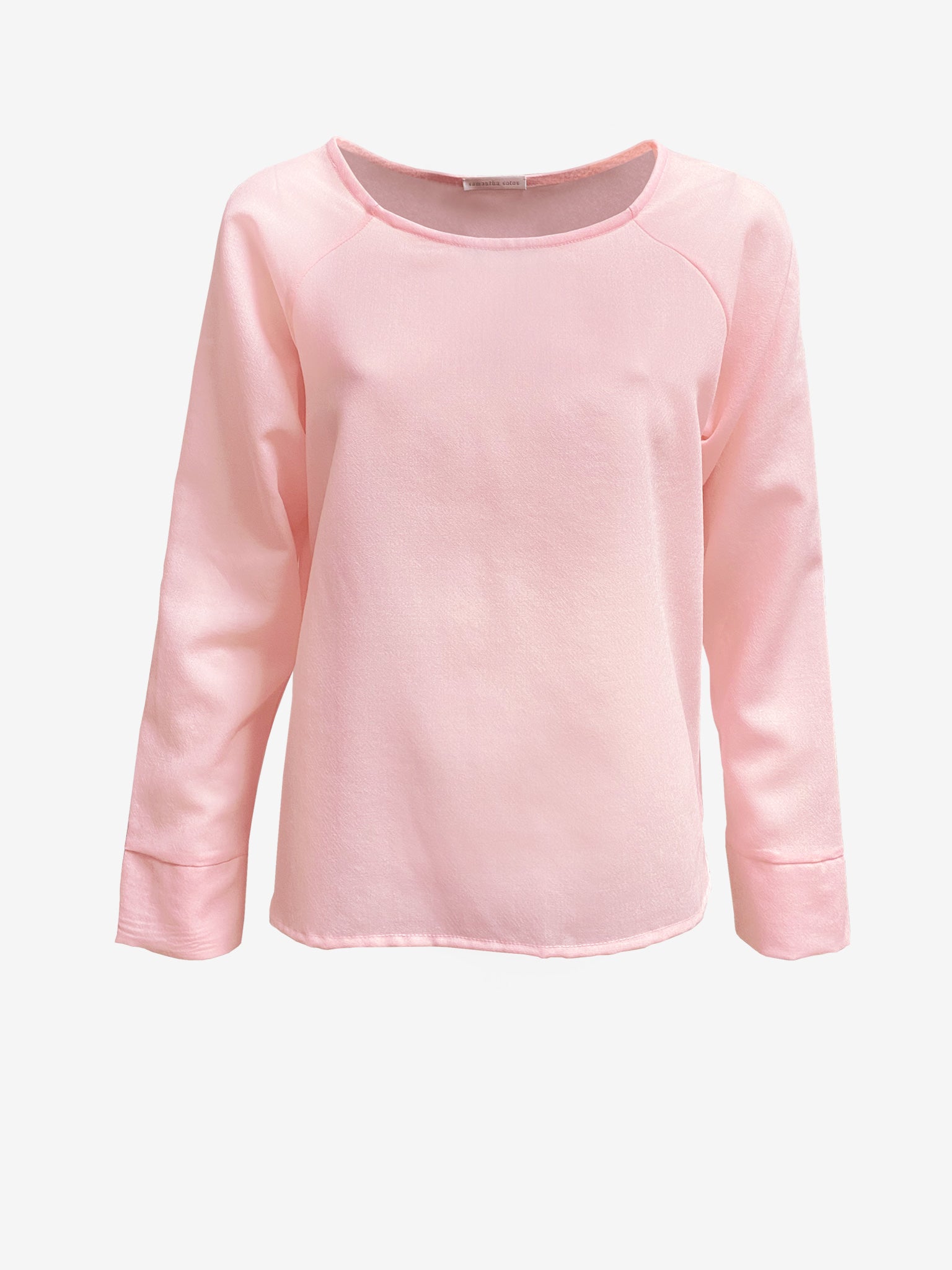 Pink Smart Casual Wool Blouse