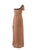 One Shoulder Long Copper Grecian Dress