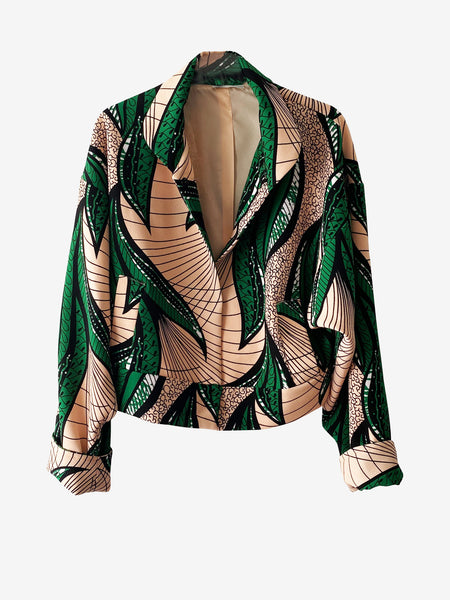 Tailored Tropical Bomber Jacket